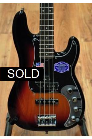 Fender American Deluxe Precision Bass 3 Tone Sunburst